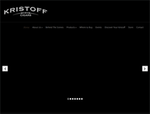 Tablet Screenshot of kristoff.com